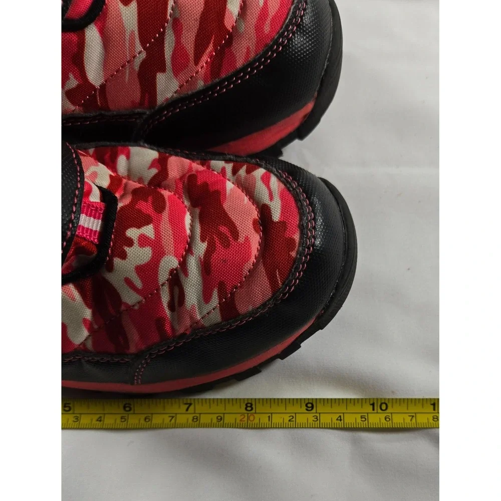 Ubfen Girls 36 Pink Camouflage Snow Boot Fleece Lined 5.5 6 Womens